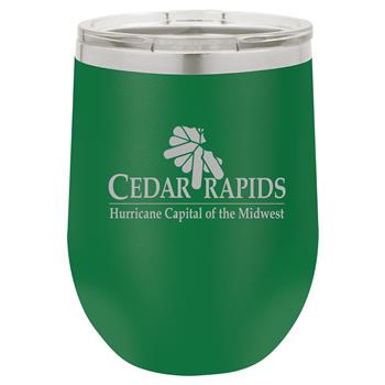Wine Tumbler - CR Hurricane Capital of the Midwest WINE-HURRICANECAPITAL